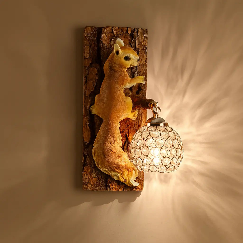 Squirrel Wall Lamp