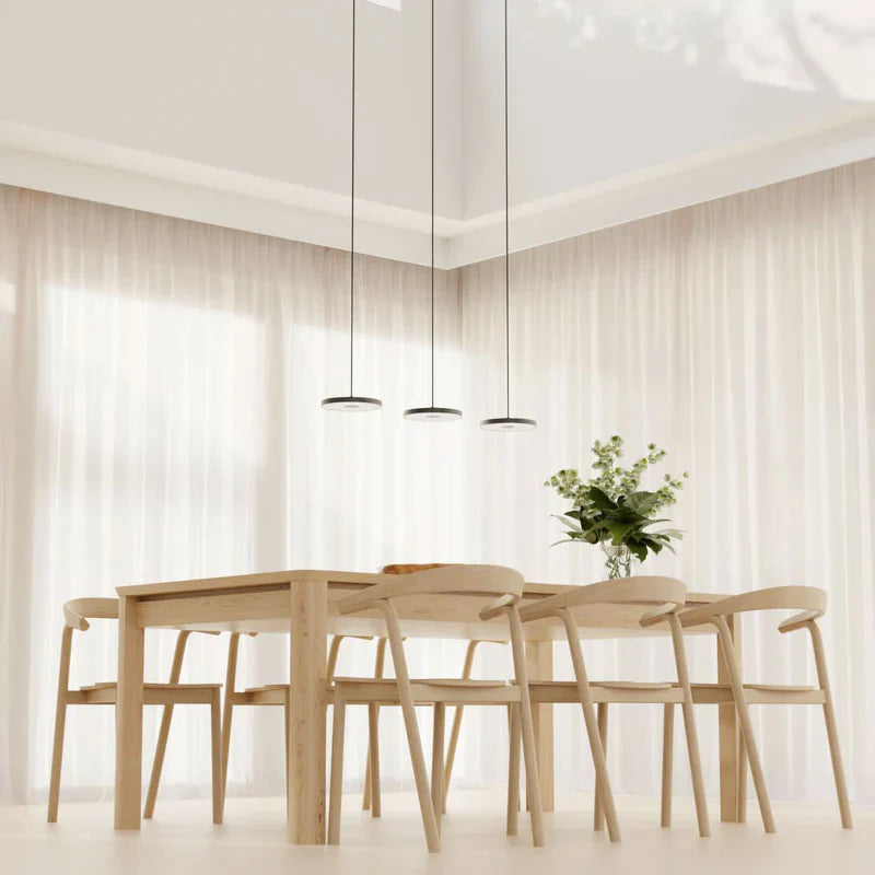 Height-Adjustable Pendant Light with Remote Control