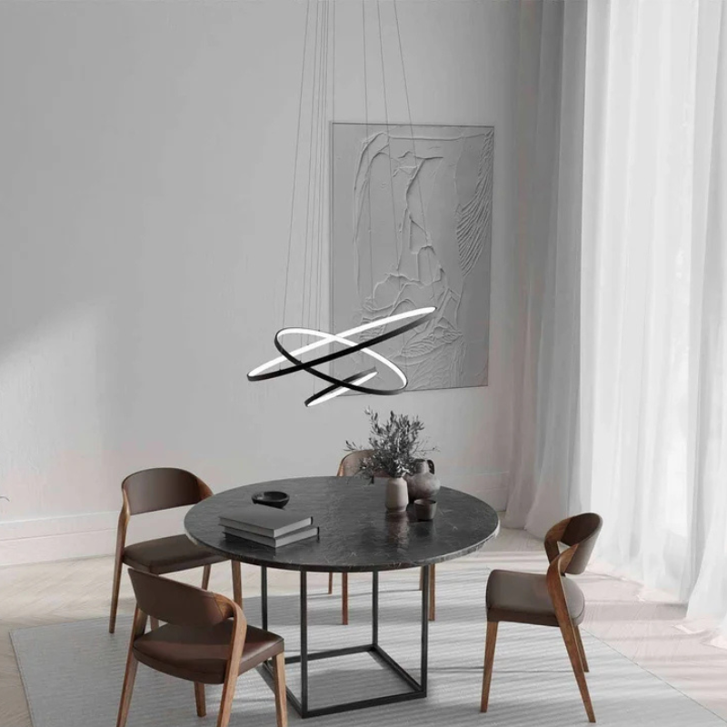 Ring Pendant Light with Remote Control