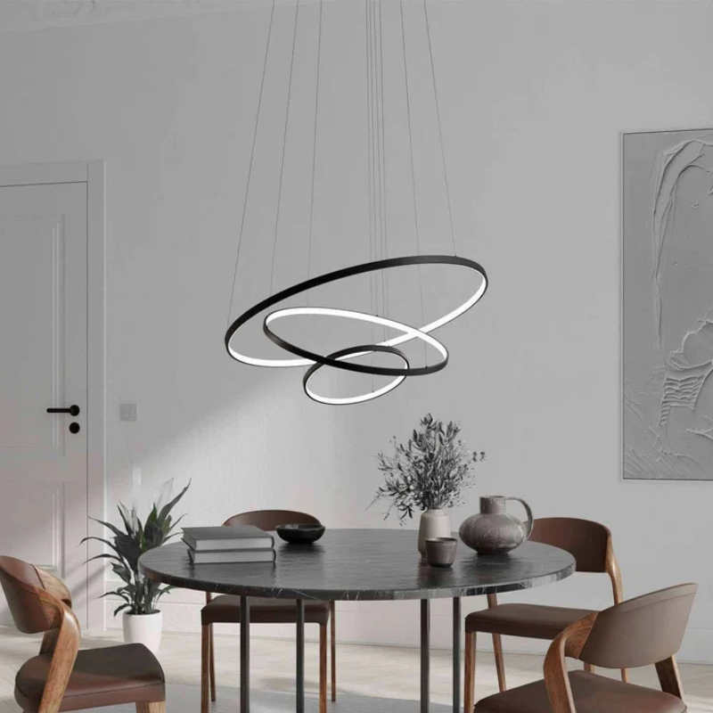 Ring Pendant Light with Remote Control