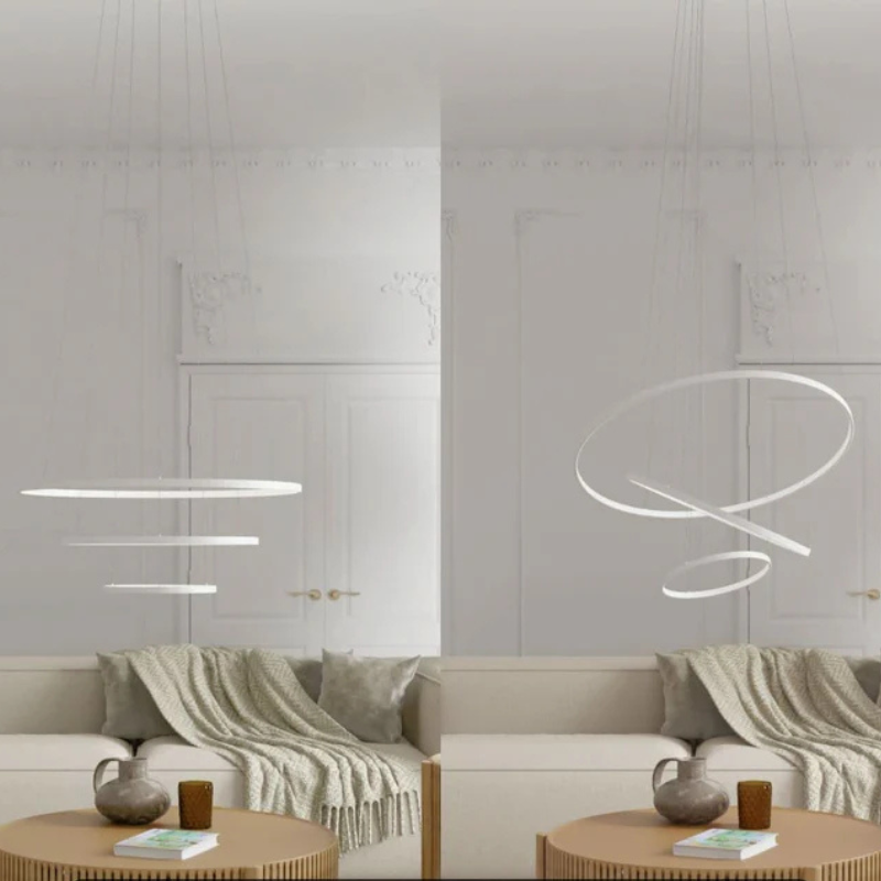 Ring Pendant Light with Remote Control