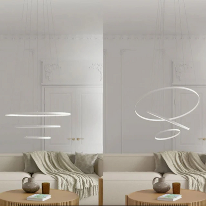 Ring Pendant Light with Remote Control