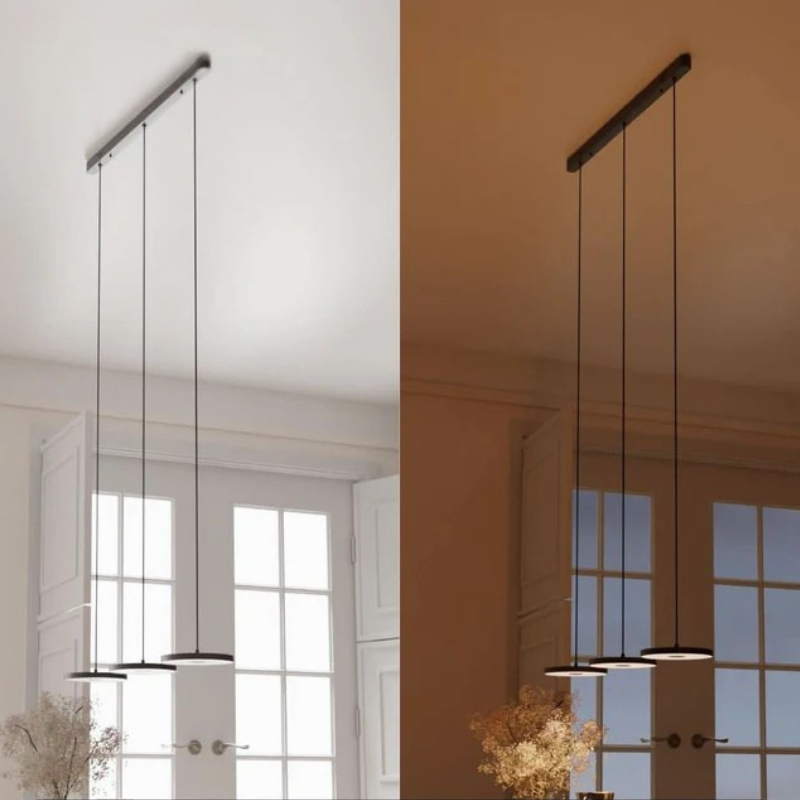 Height-Adjustable Pendant Light with Remote Control