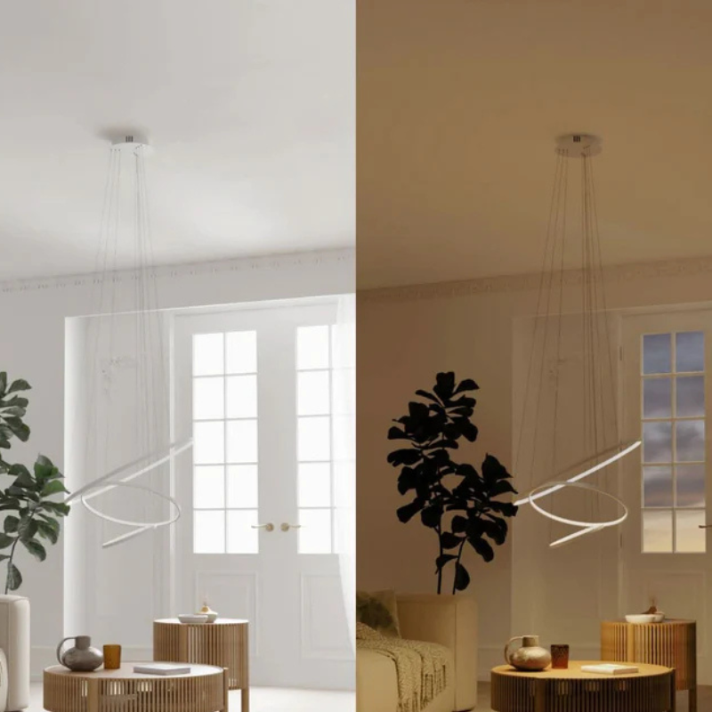 Ring Pendant Light with Remote Control