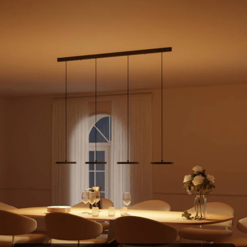 Height-Adjustable Pendant Light with Remote Control