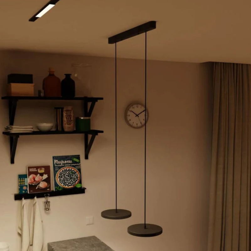 Height-Adjustable Pendant Light with Remote Control