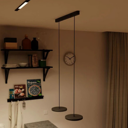 Height-Adjustable Pendant Light with Remote Control