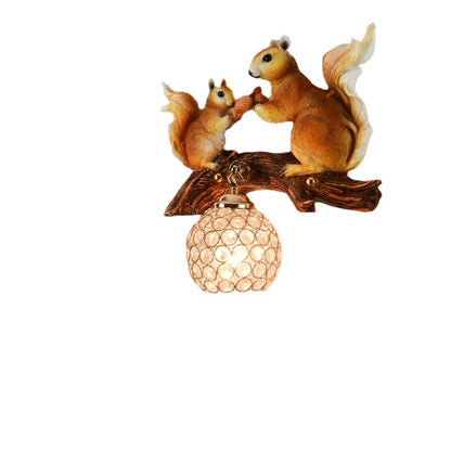 Squirrel Wall Lamp