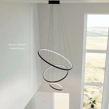 Ring Pendant Light with Remote Control