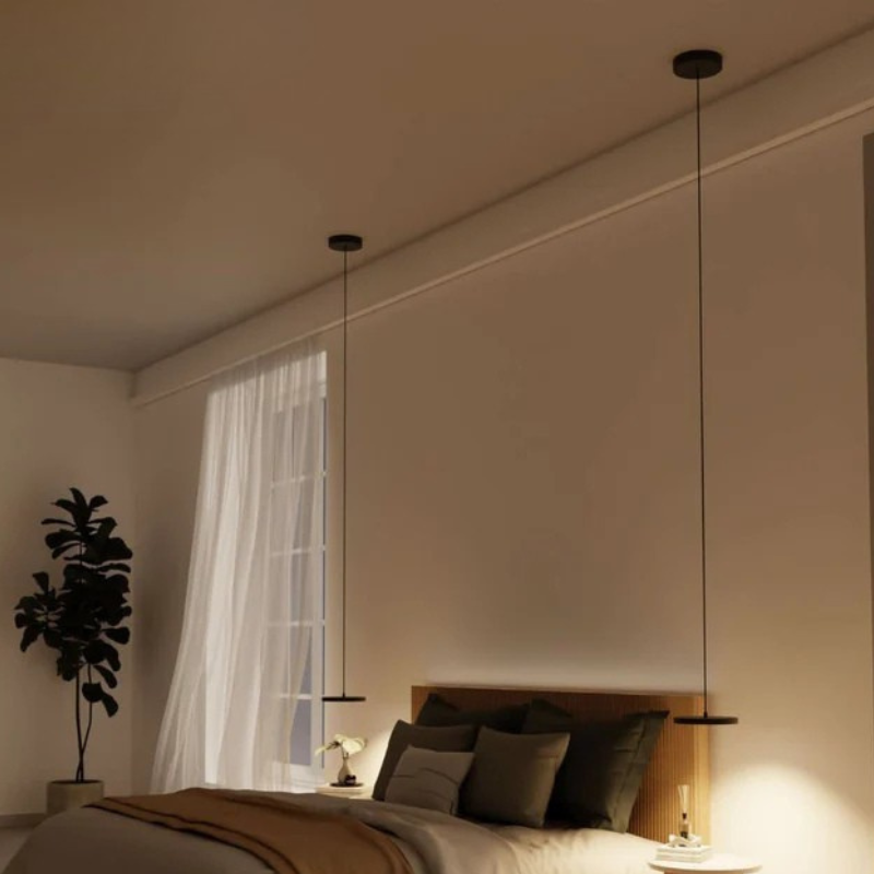 Height-Adjustable Pendant Light with Remote Control