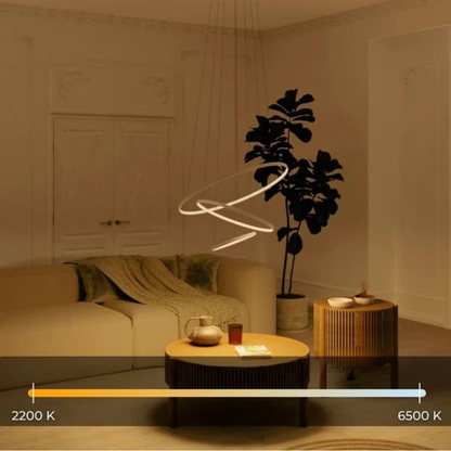 Ring Pendant Light with Remote Control