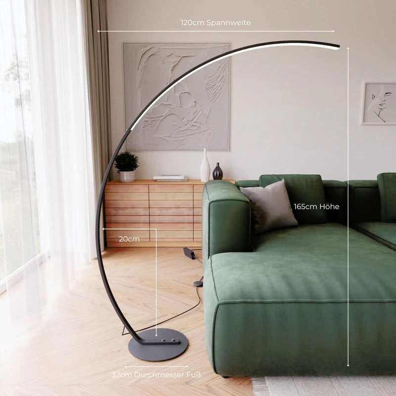 Floor Lamp with Remote Control