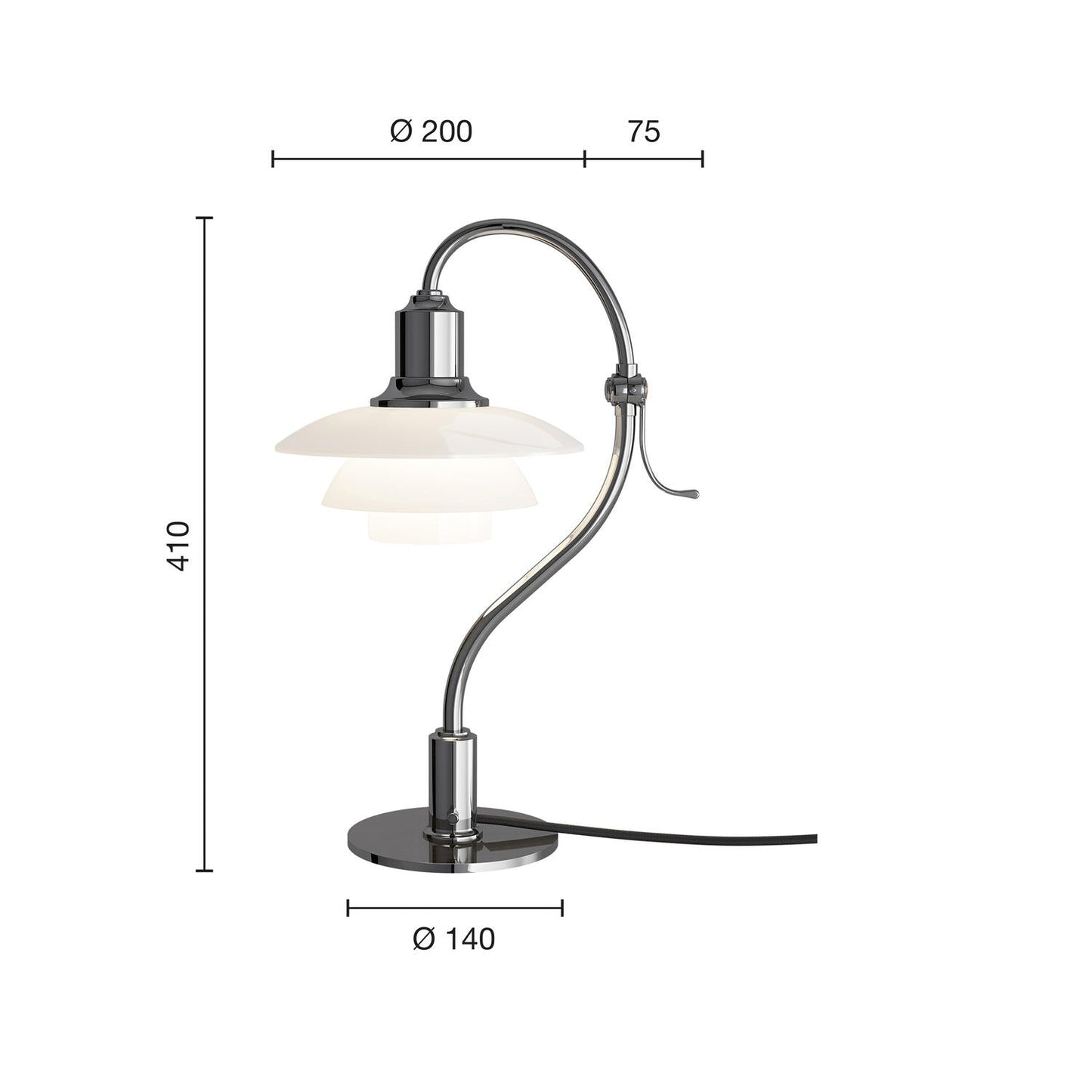 PH 2/2 TISCHLEUCHTE QUESTION MARK