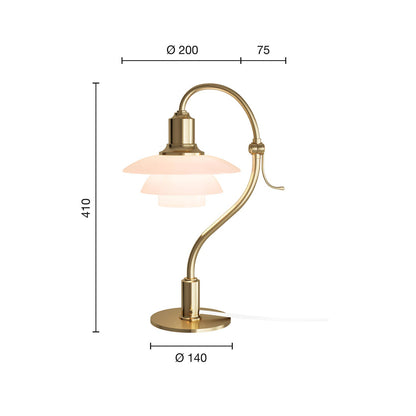 PH 2/2 TISCHLEUCHTE QUESTION MARK PALE ROSE
