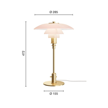 PH 3/2 Pale Rose Table Lamp