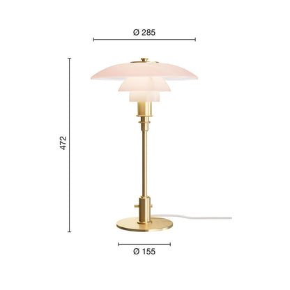 PH 3/2 Pale Rose Table Lamp