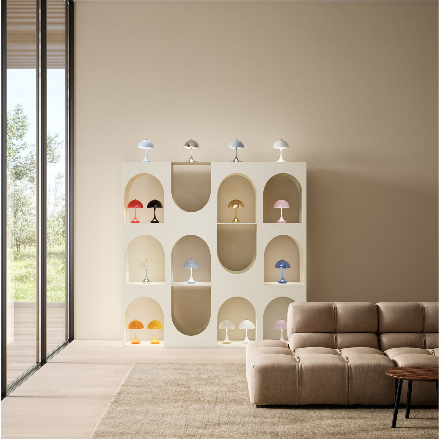 Mobile Dimmable LED Table Lamp Panthella H 24 cm