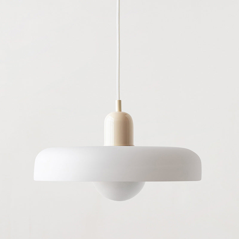 Bauhaus Pendelleuchte Aus Farbigem Glas