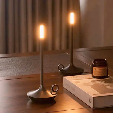Candelabra Rechargeable Table Lamp