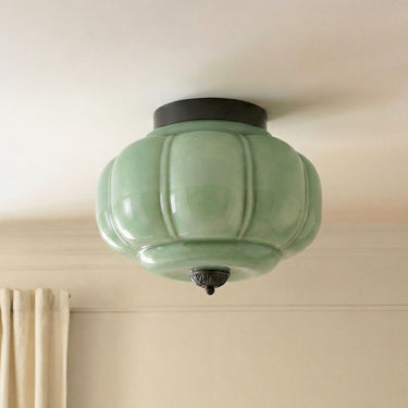 Eloise Vintage Milk Glass Ceiling Light