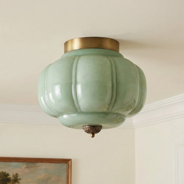 Eloise Vintage Milk Glass Ceiling Light