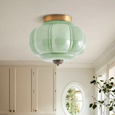 Eloise Vintage Milk Glass Ceiling Light