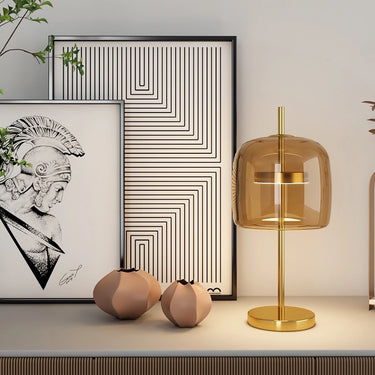 Elio Glass Table Lamp
