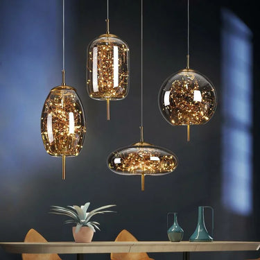 Aurora Glass Pendant Light