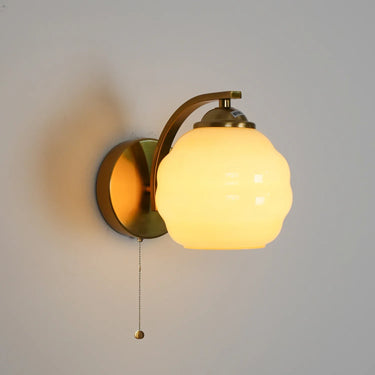 Elowen Milk Glass Wall Sconce