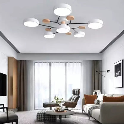 Nordic Wooden LED Branch Ceiling Light | K96
