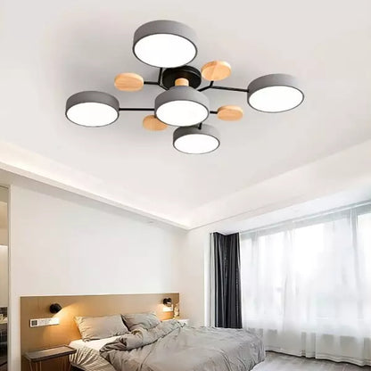 Nordic Wooden LED Branch Ceiling Light | K96