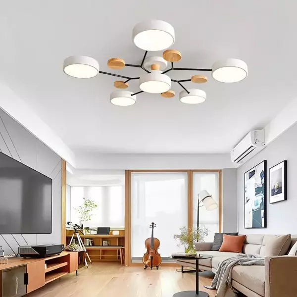 Nordic Wooden LED Branch Ceiling Light | K96