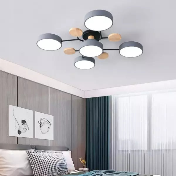 Nordic Wooden LED Branch Ceiling Light | K96