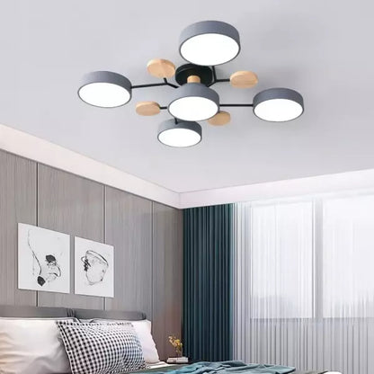 Nordic Wooden LED Branch Ceiling Light | K96