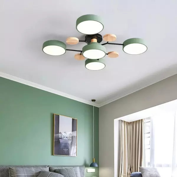 Nordic Wooden LED Branch Ceiling Light | K96