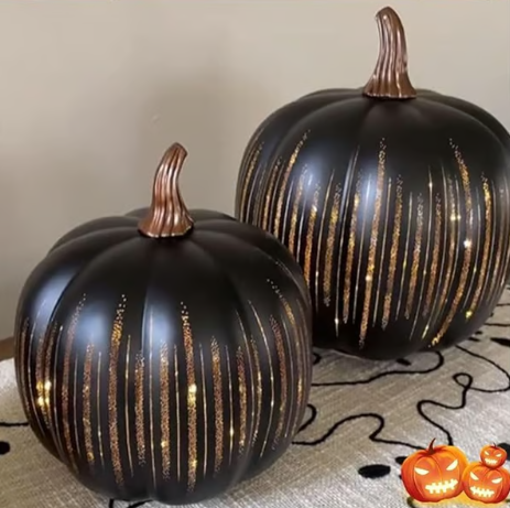 🎃 Pumpkins with sparkling lights