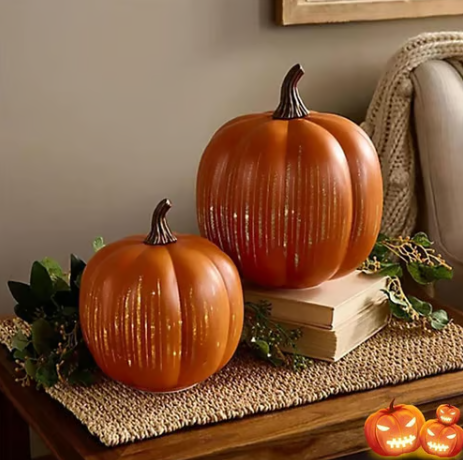 🎃 Pumpkins with sparkling lights